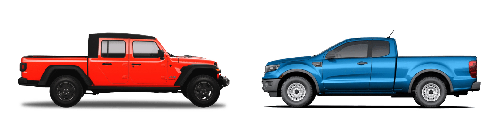 Jeep Gladiator vs. Ford Ranger hero